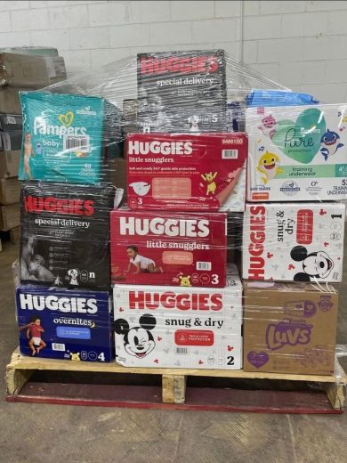 Buy Baby Diapers Wholesale Pallet | Brand-New Diaper Pallets for Resale – Largo Pallets