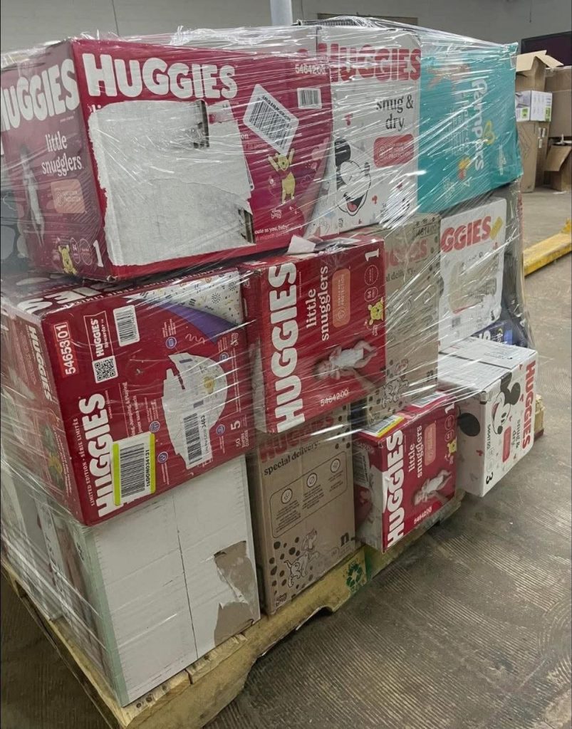 Diaper Pallets Liquidation for Wholesale Buyers | Largo Pallets