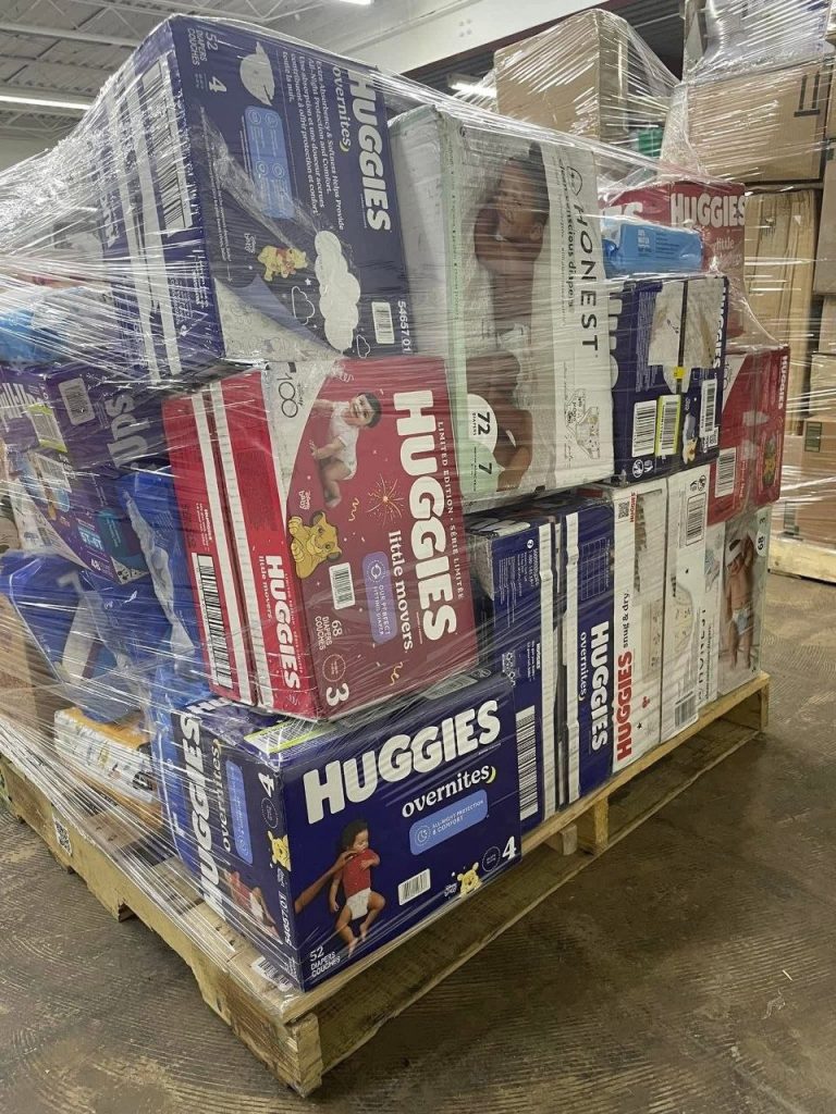 Diaper Pallets Liquidation for Wholesale Buyers | Largo Pallets